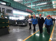 福田汽車股份常務(wù)副書(shū)記、監(jiān)事會(huì)主席邢洪金一行來(lái)訪大明泰安加工中心